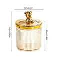 thumbnail image 5 of Yammee Cute Bear Storage Box for Cotton Swabs Pad Toothpick Cosmetics Jewelry Container, 5 of 18