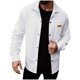 thumbnail image 1 of pstuiky camisas de manga larga para hombre, Chaqueta tipo cárdigan de manga larga con solapa y botones para hombre, color liso Tops casuales para hombres xl, 1 of 4