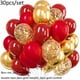 thumbnail image 1 of Nvzi Globos, 30 piezas de globos de confeti de 12 pulgadas y globos de látex morado y rosa metálico con cinta, baby shower, decoraciones para fiestas de bodas, A, 1 of 4