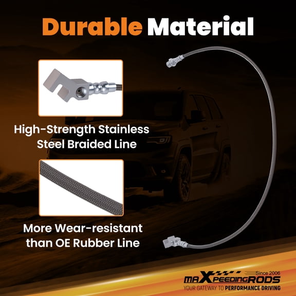 maXpeedingrods Extended Brake Lines for Ford F-250 F-350 Super Duty 4WD 1999-2004 with 4-8" Lift, Front and Rear Stainless Steel