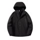 thumbnail image 2 of Puntoco Chaqueta De Invierno Informal Con Capucha Y Bolsillos Con Cremallera Y Manga Larga Para Hombre, 2 of 3
