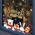 thumbnail image 3 of Decoración de pared de Navidad JAMW copo de nieve pegatina Feliz Navidad, 3 of 5