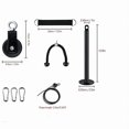 thumbnail image 2 of Y Sistema de Polea de Elevación, DIY Polea de Cable para Gimnasio, Accesorio de Cable Cuerda de Tríceps, Equipo para Entrenamiento de Fuerza Gimnasio en Casa, 2 of 6