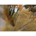 thumbnail image 4 of Ambesonne Fall Quilted Bedspread Set 3 Pcs, Serene Vivid Maple Trees, Queen Size, Orange Brown Green, 4 of 5