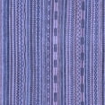 thumbnail image 1 of Ahgly Company Machine Washable Indoor Square Abstract Blue Modern Area Rugs, 7' Square, 1 of 4