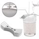 thumbnail image 4 of 10 Uds. Herramientas para hacer velas de 3 orificios, dispositivo de centrado de núcleo de vela de metal, clip de núcleo de vela de acero inoxidable, 4 of 5
