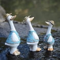 thumbnail image 4 of Estatuas de jardín Pato, decoraciones de interior y exterior Lindas figuras decorativas de patos Conjunto 3, 4 of 9