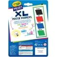 thumbnail image 6 of Crayola Project Extra-Large Washable Poster Markers, 4 Ct, School Supplies, Asstd Colors, Child, 6 of 10
