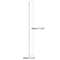 thumbnail image 2 of Uxcell 12 inch Upholstery Needles Stainless Steel Large Eye Sewing Needles 10 Pack, 2 of 5
