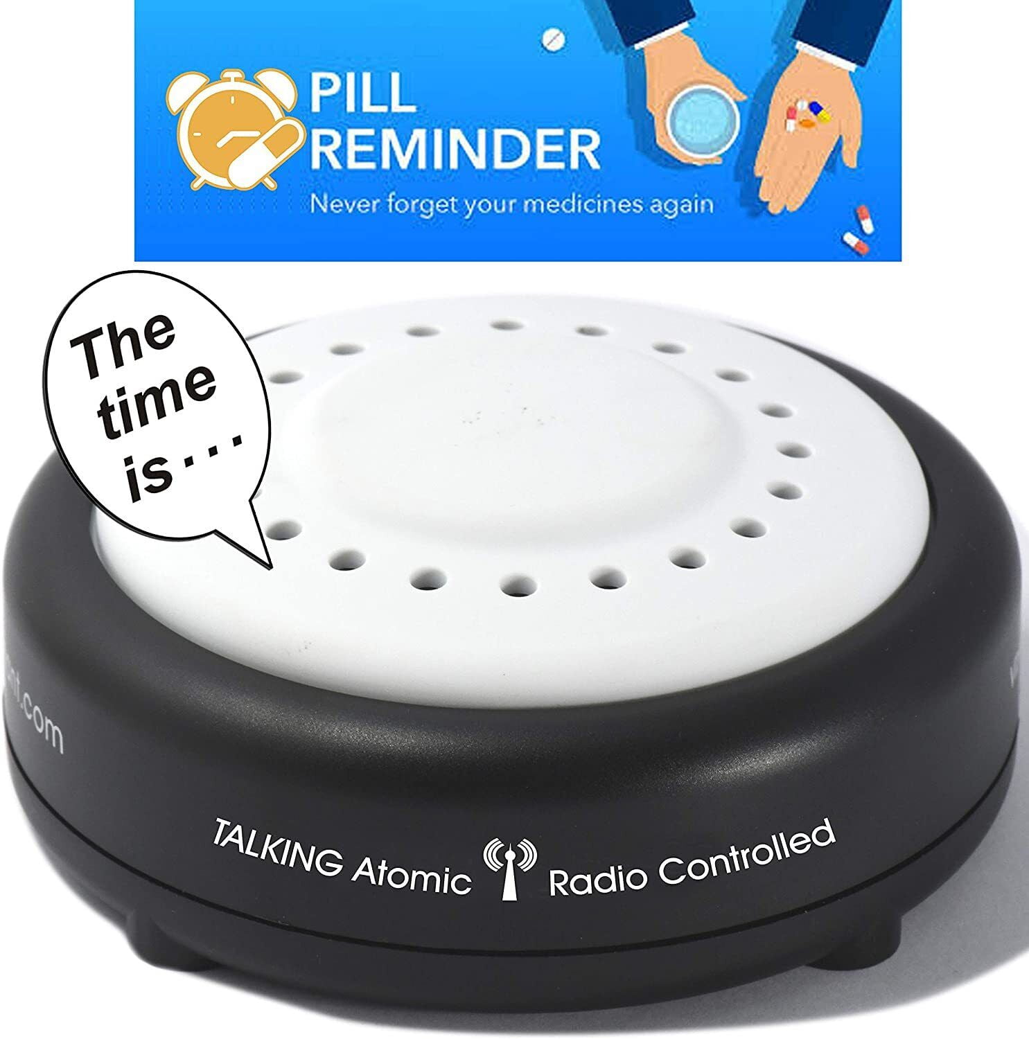 Five Senses Atomic Talking Alarm Clock For Mom And Dad or Visually