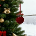 thumbnail image 5 of Elegant Festive Christmas Clock Hanging Ornament for Wall Decoration Creating Delicate, 5 of 6