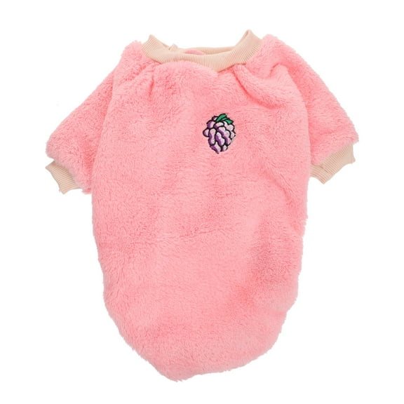 Tineasur Cute Pink Pet Costume - Soft and Elastic Dog Winter Clothing for 1Pc