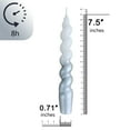 thumbnail image 3 of XINAOBAOLUO Gray Taper Candles - Unsecented Dripless(2 Pack), 3 of 6