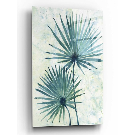 Epic Art 'Palm Leaves II' by Tim O'Toole, Acrylic Glass Wall Art, 12"x16"