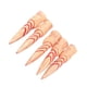 thumbnail image 3 of Moyic 5 uds cubierta de dedo de simulación de Halloween cara de uñas accesorios de disfraz de miedo decoración de fiesta de maquillaje Kits de decoración para fiestas dedo color piel Moyic HA000181-05B, 3 of 6