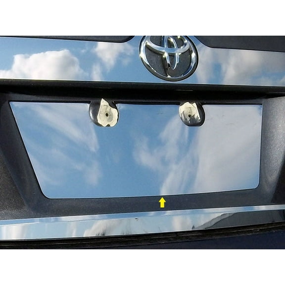 Stainless License Plate Bezel 1Pc Fits 2012-2014 Toyota Camry LP12130 QAA