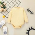 thumbnail image 3 of Vedolay Girls Pants Tracksuit Girl's 2 Piece Outfits Rib Knit Crewneck Crop Tank Top and Cargo Pants Set,Beige 0-3 Months, 3 of 4