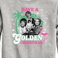 thumbnail image 3 of Golden Girls - Have A Golden Christmas - Toddler And Youth Crewneck Fleece Sweatshirt, 3 of 5