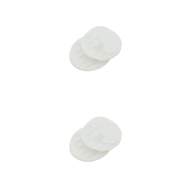 Qarigey 1 par de calcetín de algodón para el antepié de verano para mujer, almohadilla transpirable para los dedos de los pies para niñas, Blanco 2piezas