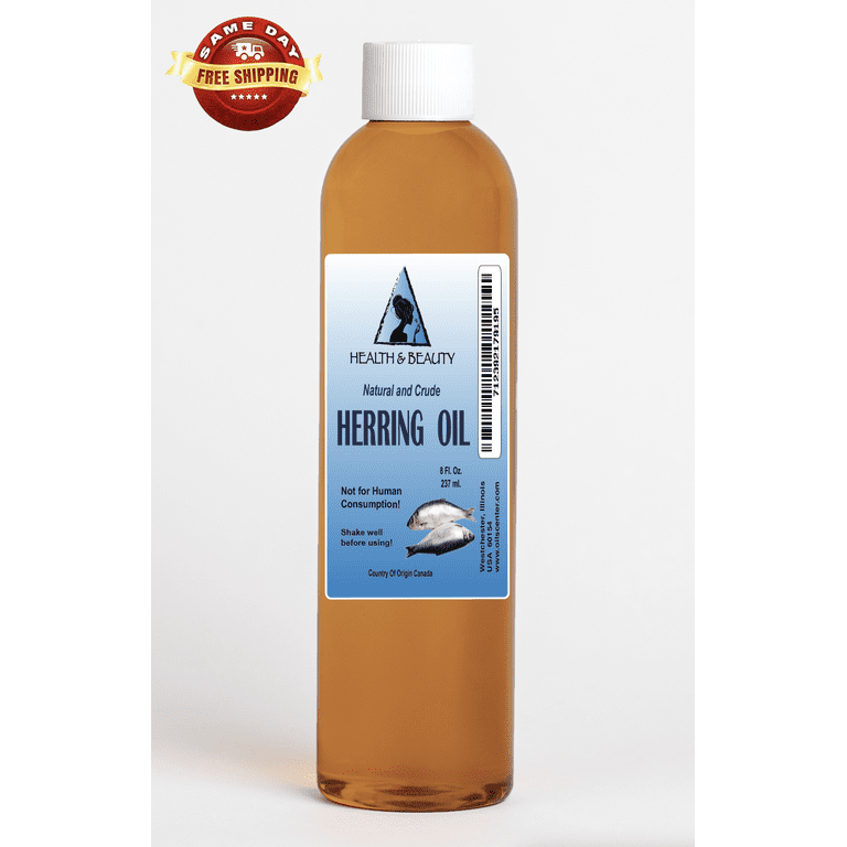 Herring oil crude natural fishing scent attractant by h&b oils center 8 oz