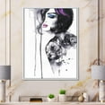 thumbnail image 3 of Designart Painting Female Portrait FLOAT FRAME WALL ART, 3 of 4