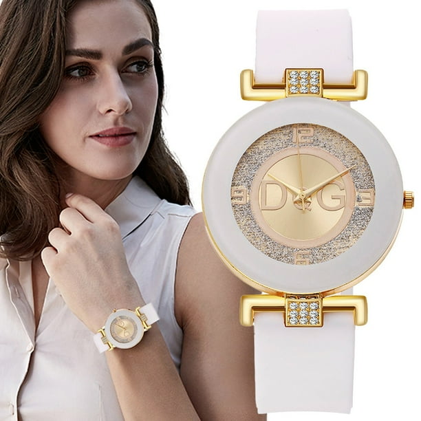 Reloj quartz blanco best sale