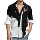 thumbnail image 1 of Camisa de manga larga para hombre, blusa con cuello vuelto, botones informales, cárdigan con estampado sin posicionamiento, camisa tipo cárdigan Odeerbi ODB-2, 1 of 6