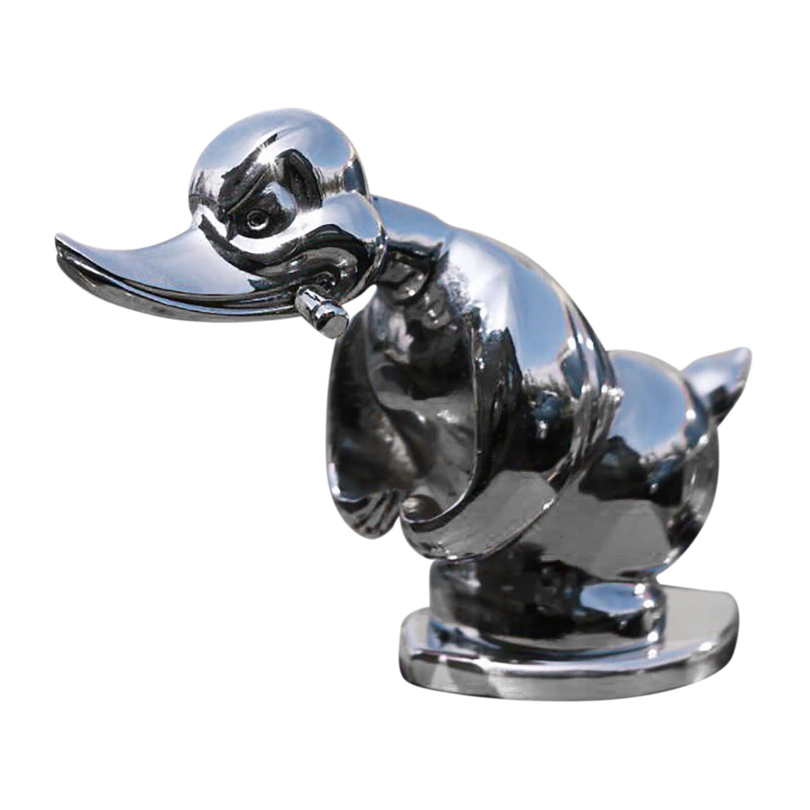 Angry Rubber Duck Hood Ornament Car Logo Duck Decorative Resin
