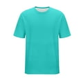 thumbnail image 5 of Maean Mens Big and Tall Basic Tee Short Sleeve Loose Tshirts Crewneck Casual Plain Shirts Summer Oversized Tops, 5 of 6