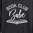 thumbnail image 3 of Instant Message - Book Club Babe - Women's Lightweight French Terry Long Sleeve Shirt, 3 of 6