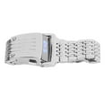 thumbnail image 1 of Electronic Watch, Quick Release Alloy Watch Comfortable Clear Display  For Men For Daily For Business Silver Blue Light, 1 of 8