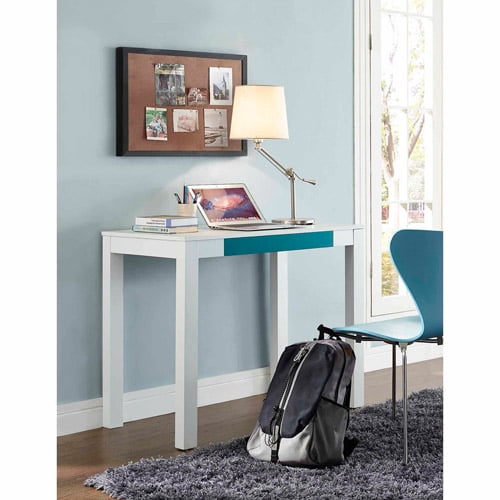 Ameriwood Home Parsons Desk with Drawer, Multiple Colors