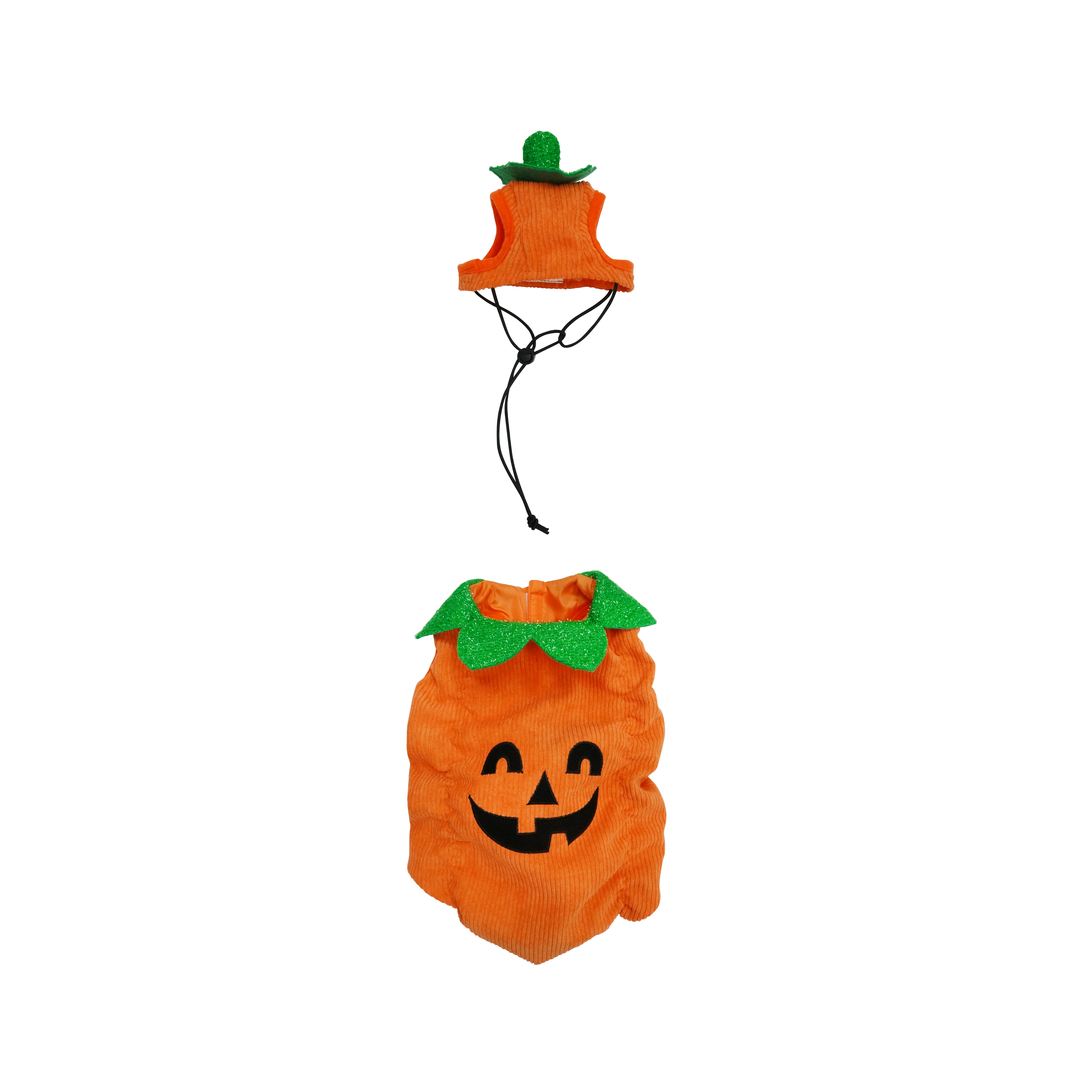 Best Furry Friends Costume for Dogs or Cats, Jack-O-Lantern Pumpkin, X-Small