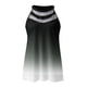 thumbnail image 4 of Gibobby MUJER Verano Gradiente Impresión Casual Malla Pieza Halter Cuello redondo Blusa suelta Camiseta sin mangas(Negro,G), 4 of 5
