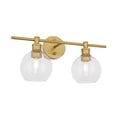 thumbnail image 4 of Elegant Lighting Ld2314 Collier 2 Light 19" Wide Bathroom Vanity Light, 4 of 15