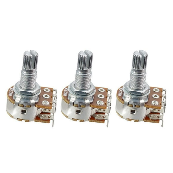 Potenciómetro De Guitarra Potes de sonido Cojines Juguetes Blandos de Entrenamiento - 3, MN250K