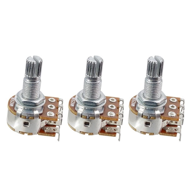 Potenciómetro De Guitarra Potes de sonido Cojines Juguetes Blandos de Entrenamiento - 3, MN250K