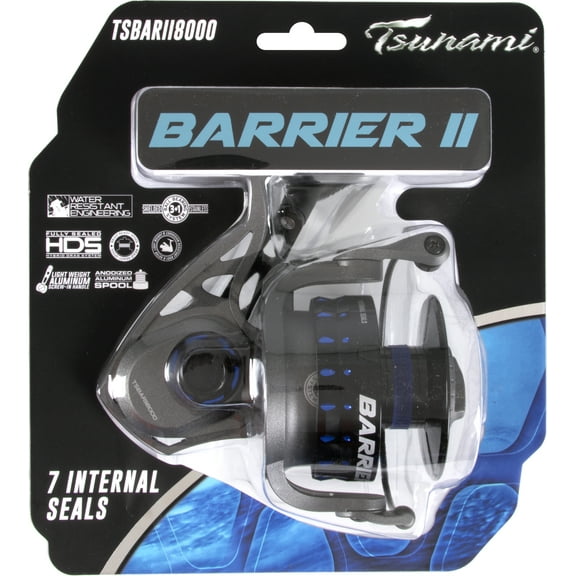 Tsunami Barrier II Spinning Fishing Reel - 8000 Size