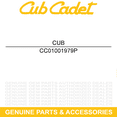 thumbnail image 6 of CUB CADET 01001979P Clutch Pto Tank 48 60 ZT60 ZT54 RECON M72 M60 M54 M48 KW, 6 of 9