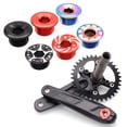 thumbnail image 2 of Couvercle de Manivelle de Vélo de Montagne en Alliage d'Aluminium Intégré Vis de Manivelle Creuse IXF-M19 Sans Standard-Rouge (4 Pcs), 2 of 5