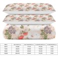 thumbnail image 2 of HAHDAXIA Floral Pattern Bedding Solid Comforter Set for All Seasons,3 Pieces(1 Comforter+2 Pillowcases),Soft Microfiber Bedding Set Full(79"x90"), 2 of 7