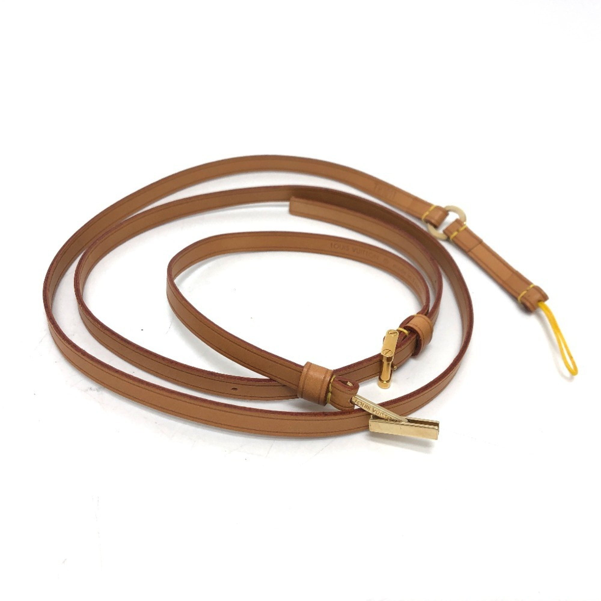 LOUIS VUITTON Louis Vuitton Strap Shoulder Belt Tanned Leather Women\'s Beige LOUIS VUITTON Shoulder Strap, Tanned Leather, Beige | eLADY  main image 4