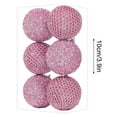 thumbnail image 3 of 6pcs 3.94" Christmas Ball Ornaments Glitter Sequin Foam Ball Shatterproof Christmas Tree Decorations Xmas Hanging Balls Set for Wedding Party Holiday Decorations(6pc-10cm), 3 of 5