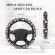 thumbnail image 3 of Fotbe Cow Skin 2 Funda para Volante Universal de 15 pulgadas, Accesorios para Auto para Hombre y Mujer, Protector de Volante Cómodo para SUV y Sedán, 3 of 6