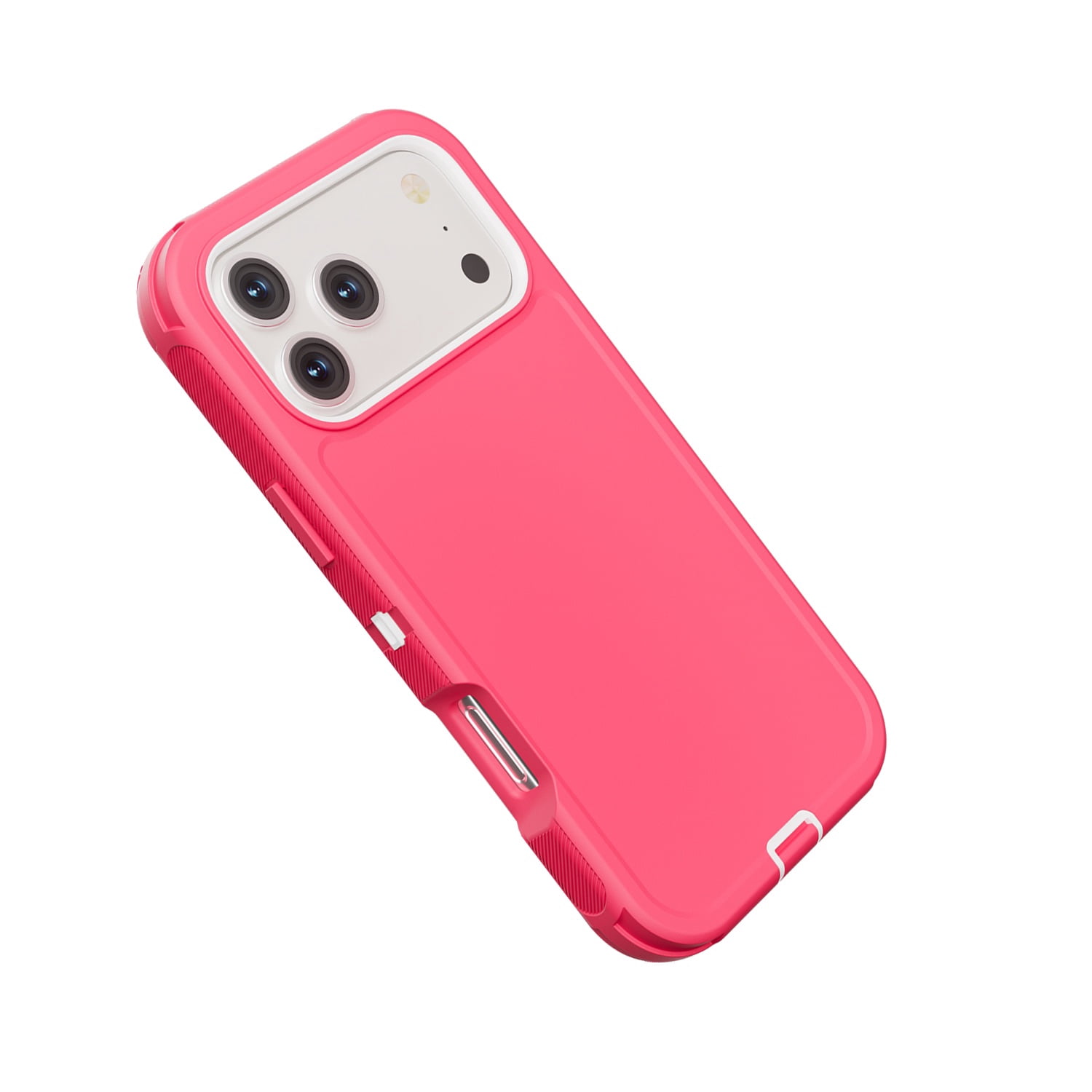 iPhone 17 Pro Duual Pro Impact Protection Case - Pink & White