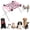 Pink, variant on Petish Bath for Dogs, 2-in-1 Foldable Pet Bathing Bed with Stand