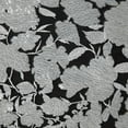 thumbnail image 3 of Zelouf Stevie Floral Sequin Embroidery  , Sewing, DIY, Crafts Fabric by the Yard, Black/white, 1 Yard, 3 of 3