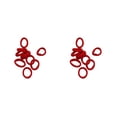 thumbnail image 4 of Banda para el cabello de alta elasticidad Sonducket 20 piezas Rojo, 4 of 6