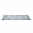thumbnail image 2 of Sea Animals Floor Pillow Lounger Cover, Fierce Predator Wild Shark Swimming Sharp Teeth Bite Nautical Theme Pattern, Nap Mat Printed Fabric Case for 5 Pillows, 88" x 27", Blue White, by Ambesonne, 2 of 5