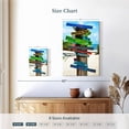 thumbnail image 4 of Elephant Stock Beach Signs Wall Art - Vertical Canvas Wall Art - Living Room Wall Decor - Places Canvas - Beige And Blue Decor By Philippe Hugonnard - 8" x 12", 4 of 8